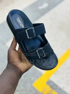 Original Men’S Luxury Tomford Double Strap Leather Sandals