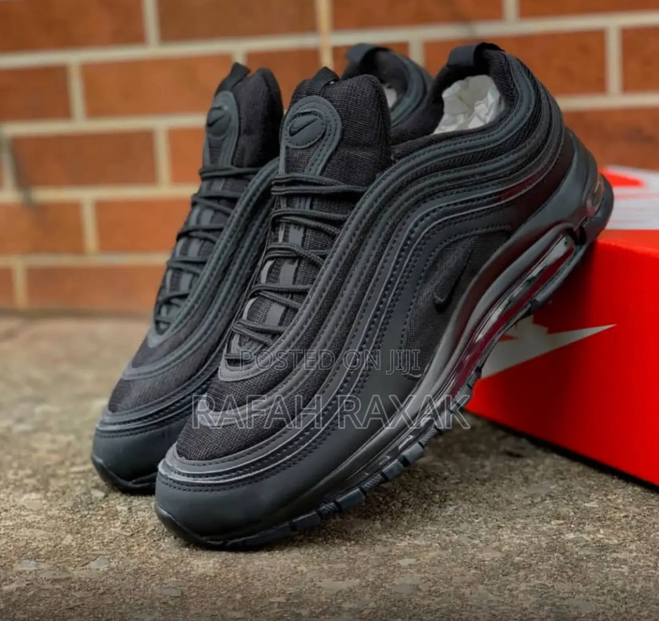 Original Black Nike Air Max 97 Trainer Sneakers