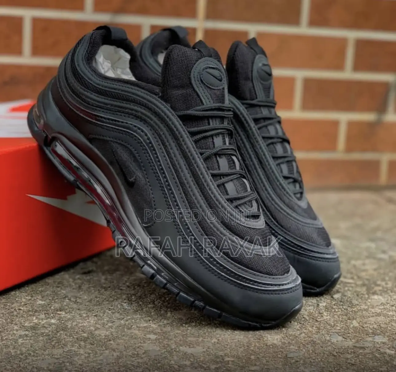 Original Black Nike Air Max 97 Trainer Sneakers