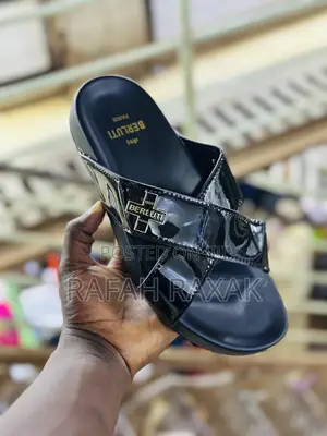 Original Men’S Luxury Berluti Cross Shinny Sandals