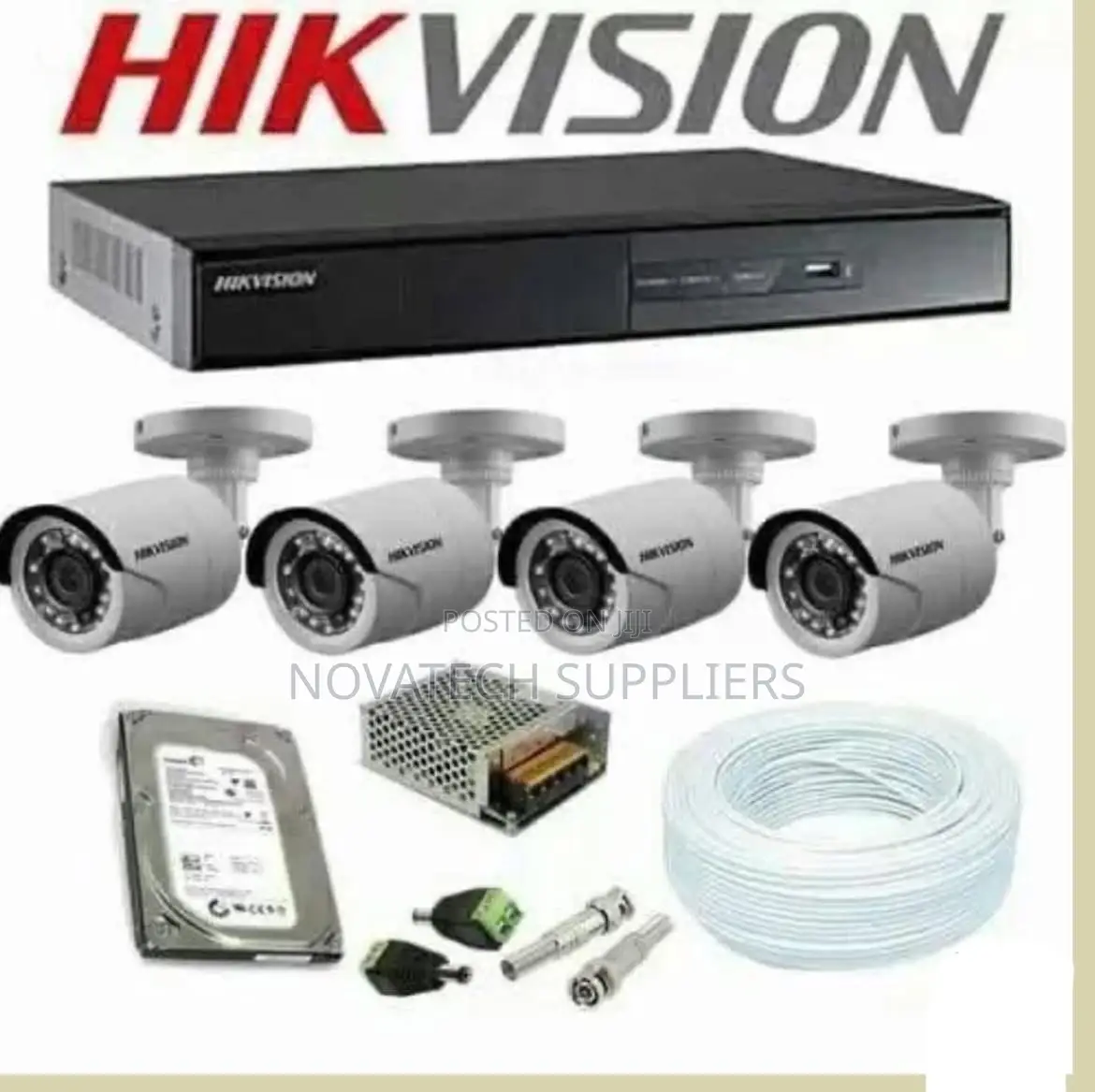 4 Channel CCTV Camera Kit 1080p