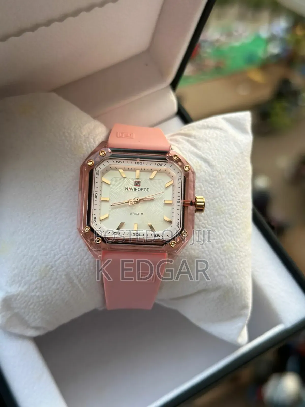 Pink Naviforce Watch