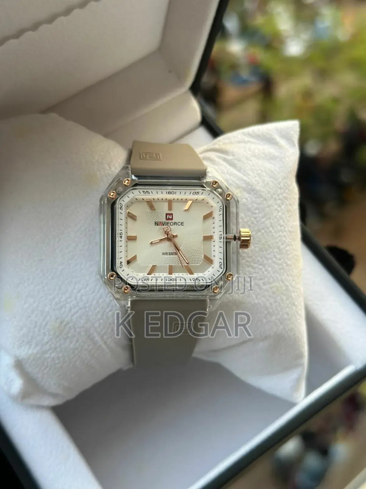 Gray Naviforce Watch