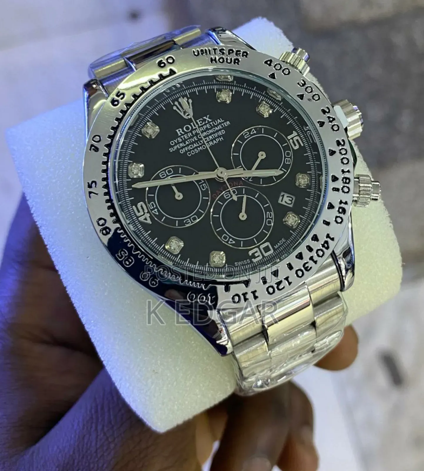 Silver Rolex Watch