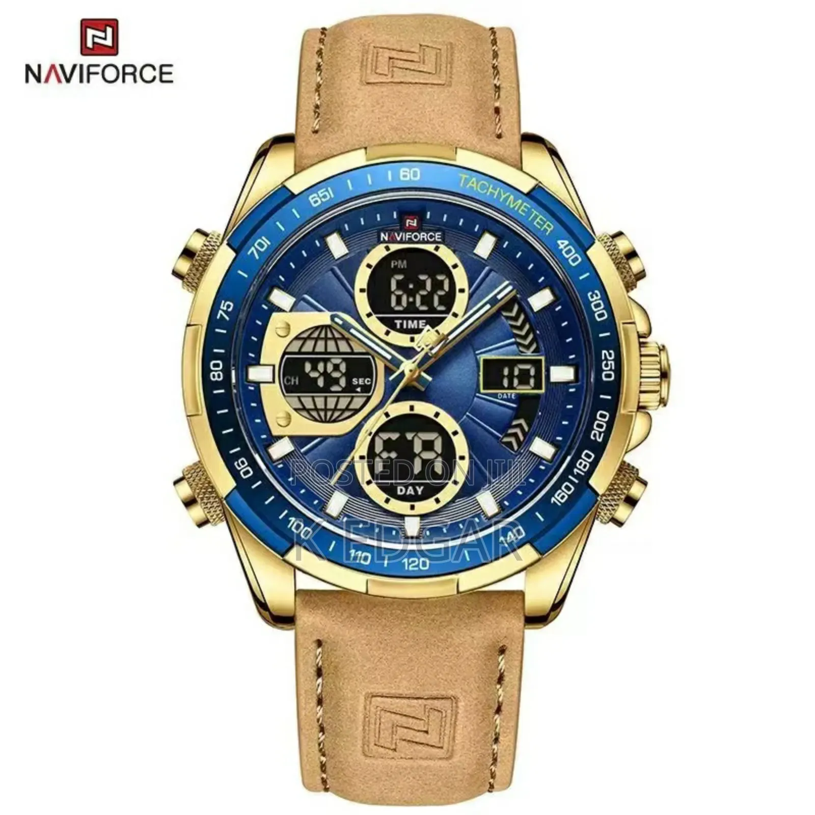 Brown Naviforce Watch
