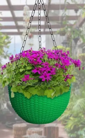 Hanging Flower Basket With Hook Chain For Balcony And More