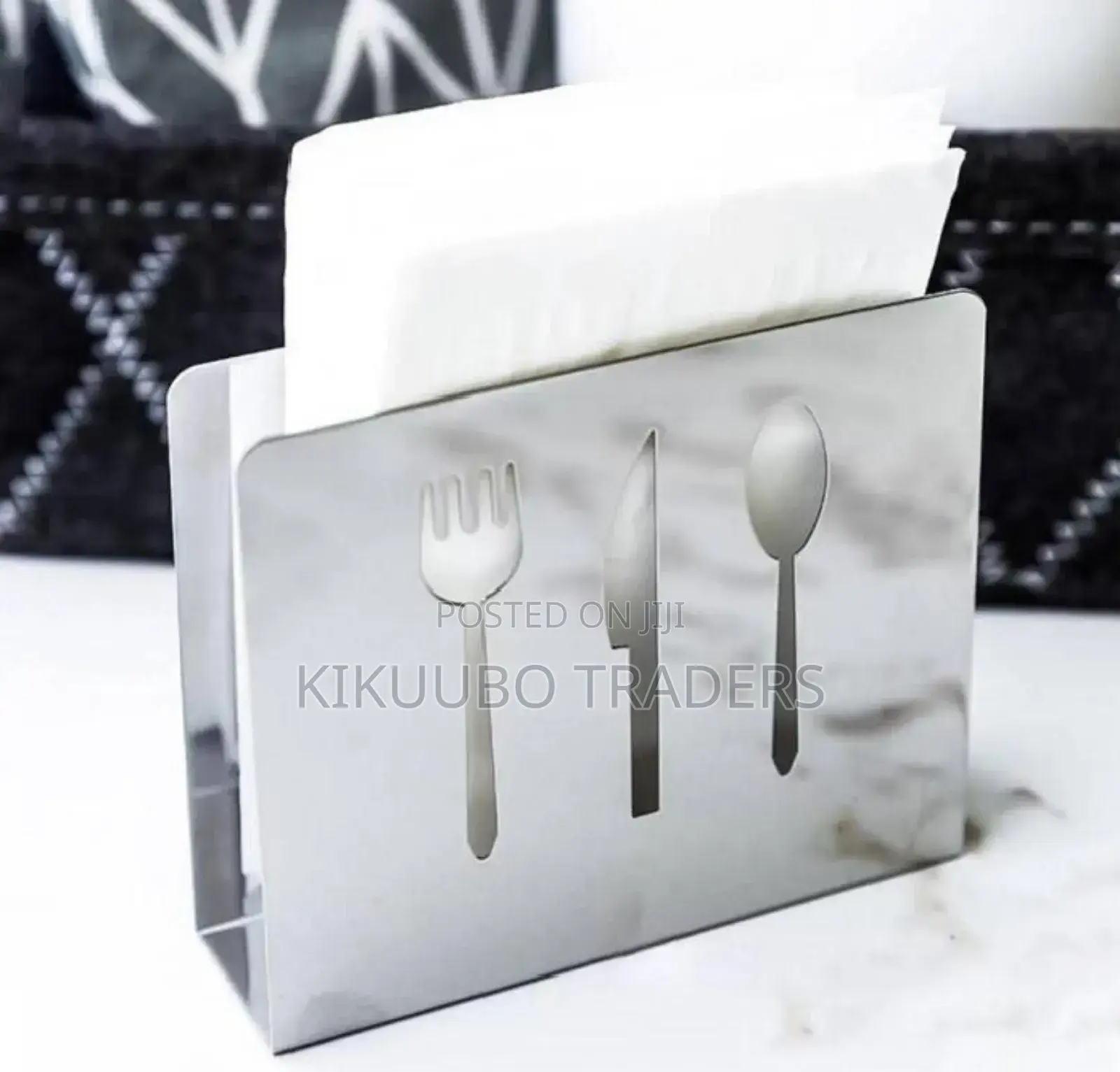 Serviettes Holder- Silver