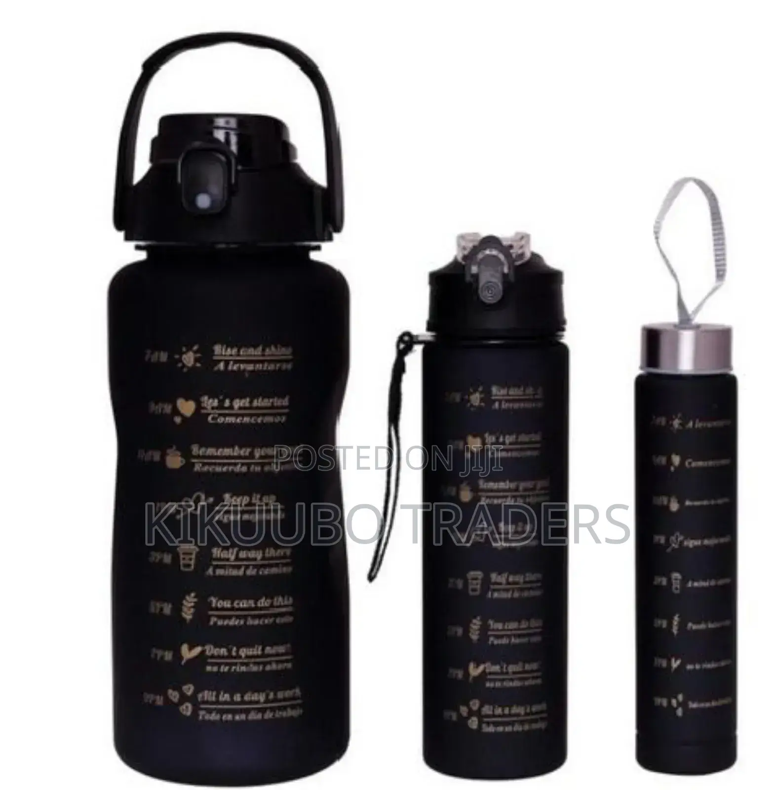 Set of 3pcs Water Bottles