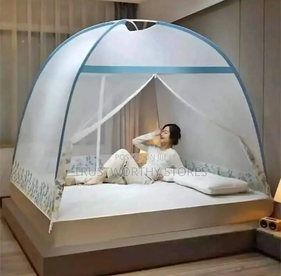 Tent/Curved Mosquito Net With a Zip-Size 4by6, 5by6 and 6by6