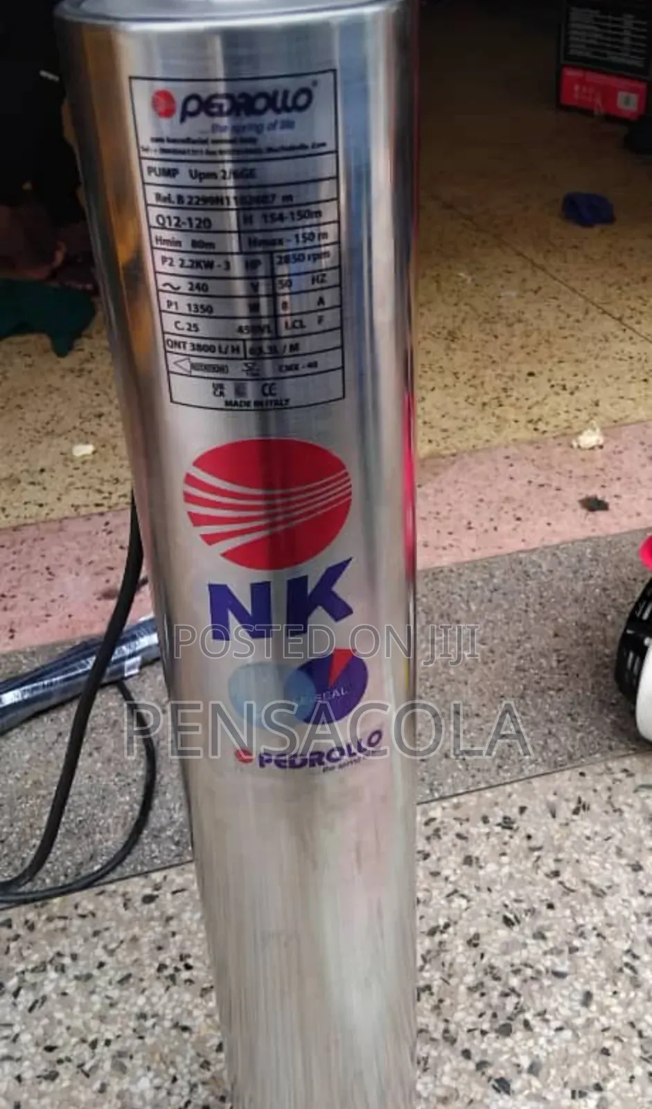 150m Pedrollo Submersible Water Pump