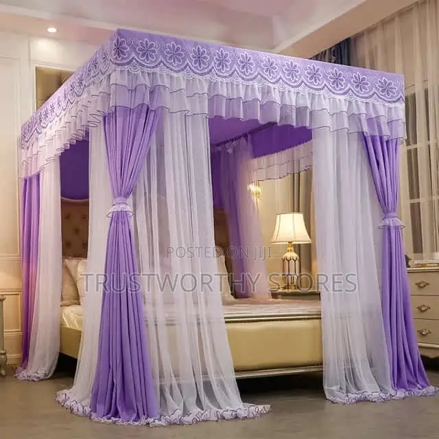 4stand Strong and Durable Poles Mosquito Net With Curtain