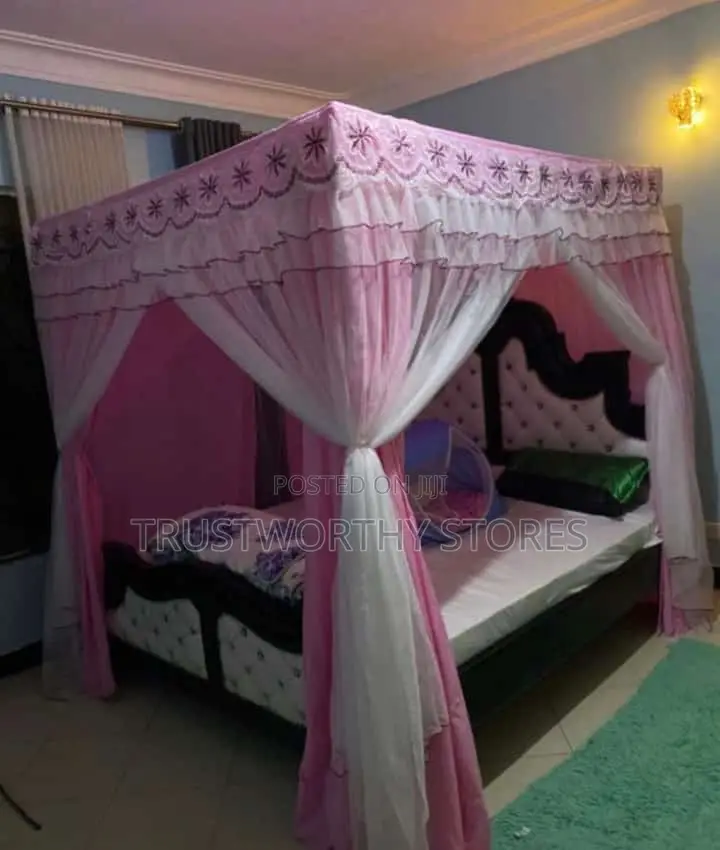 4stand Strong and Durable Poles Mosquito Net With Curtain