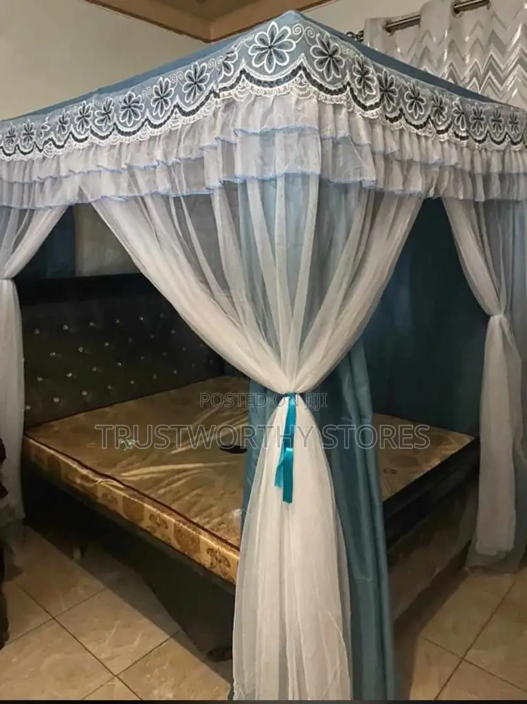 4stand Strong and Durable Poles Mosquito Net With Curtain