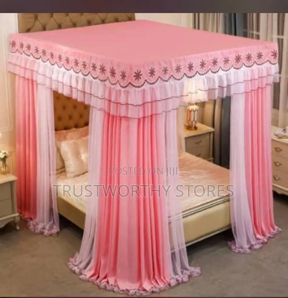 4stand Strong and Durable Poles Mosquito Net With Curtain