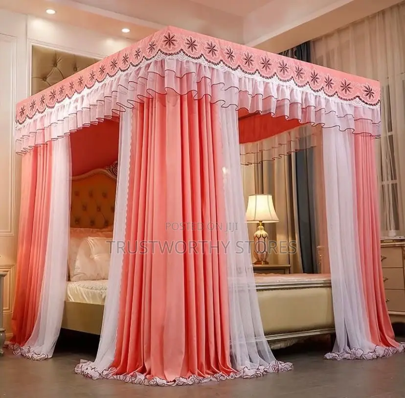 4stand Strong and Durable Poles Mosquito Net With Curtain