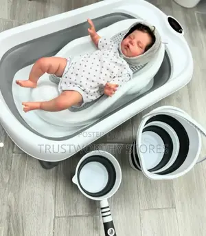 Foldable Baby Bathtub Set / 6pcs