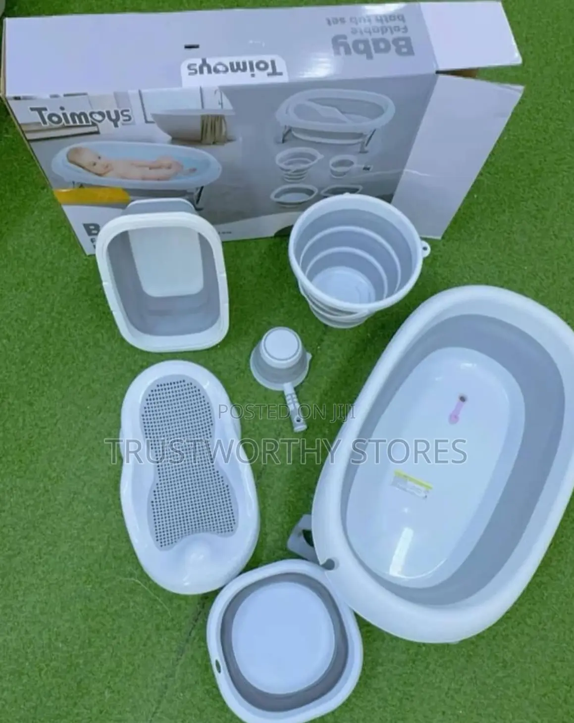 Foldable Baby Bathtub Set / 6pcs