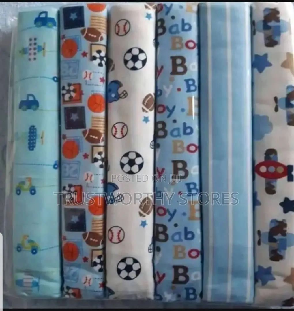 6pcs Newborn Cotton Bedsheets
