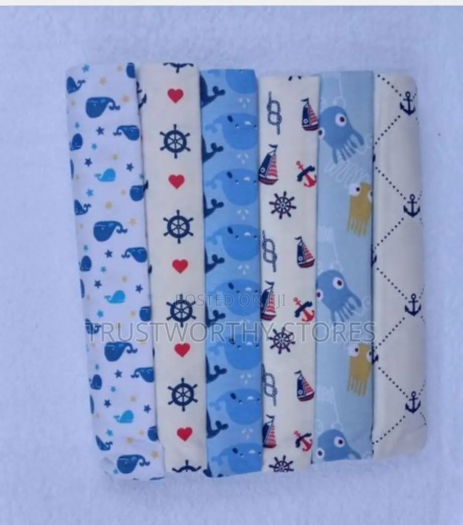 6pcs Newborn Cotton Bedsheets