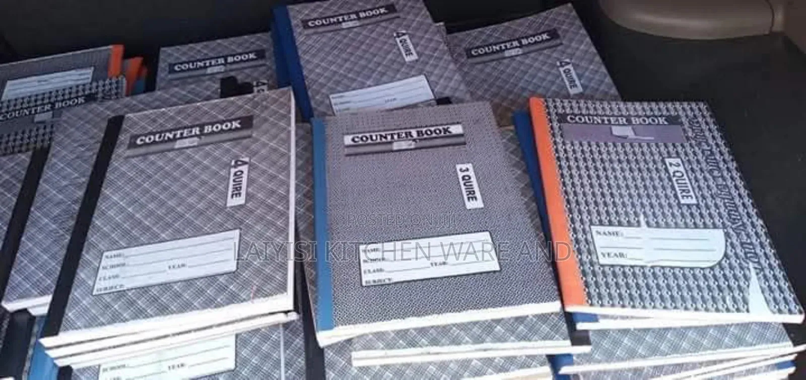 12pieces Adozen of 4 Quire Counter Books