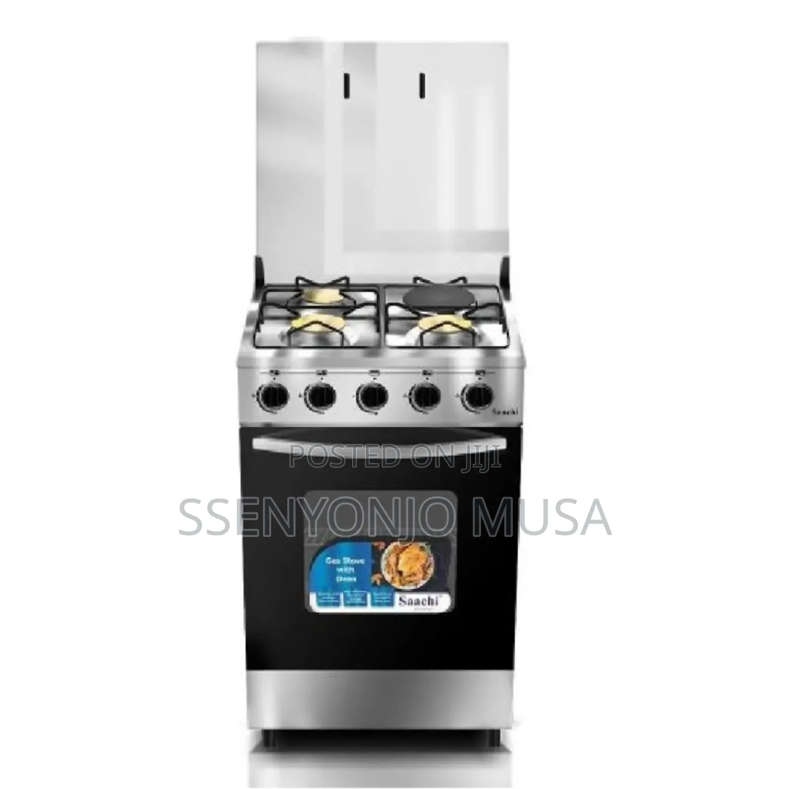 Saachi 3+1 Gas Electric Cooker With Gas Oven - 50x50cm