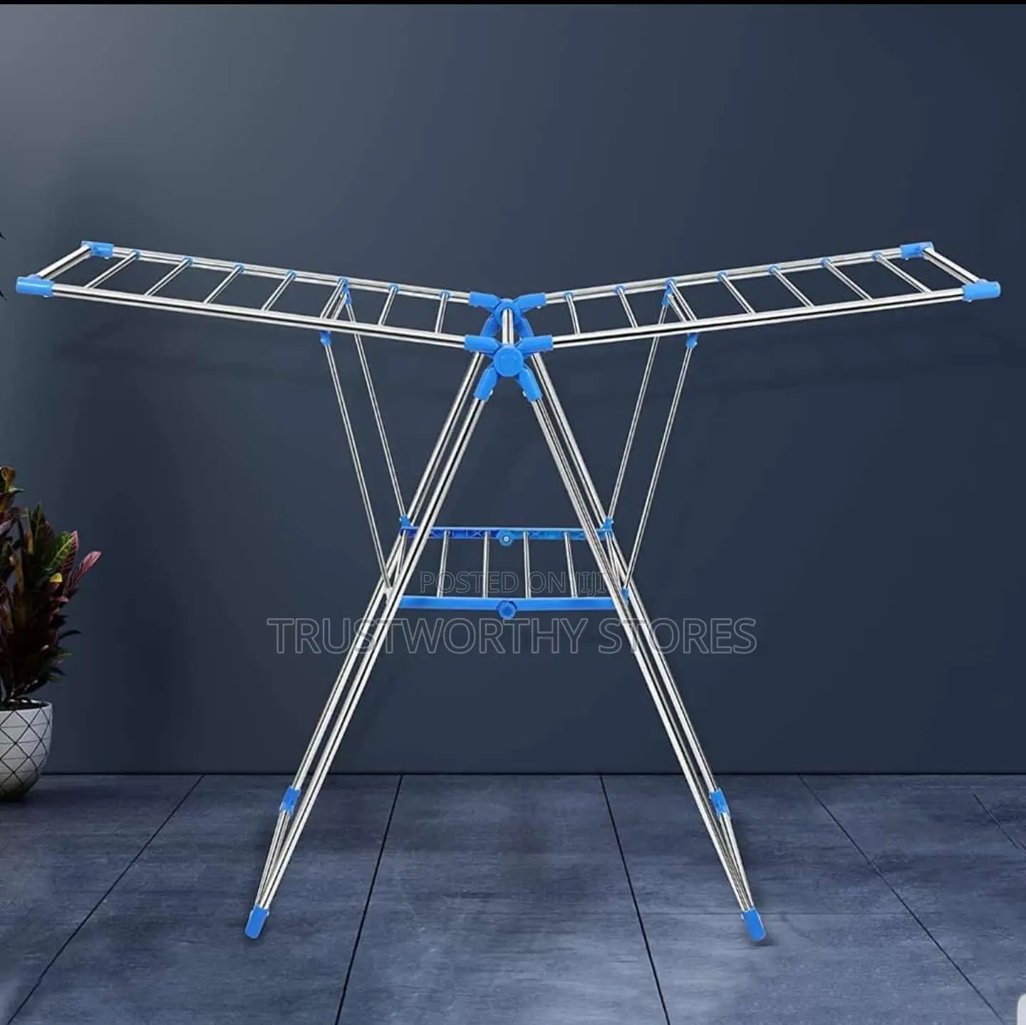 Metallic Drying Rack - Foldable