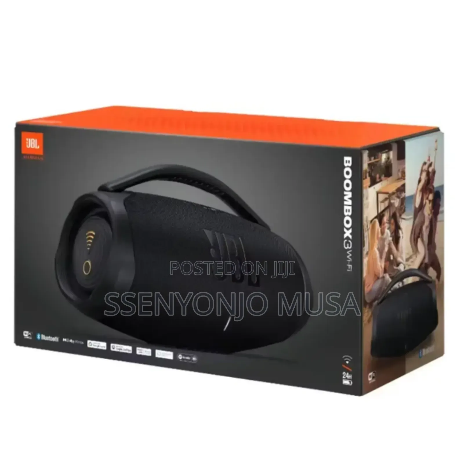 JBL Boombox 3 Wifi Portable Waterproof Bluetooth Speaker