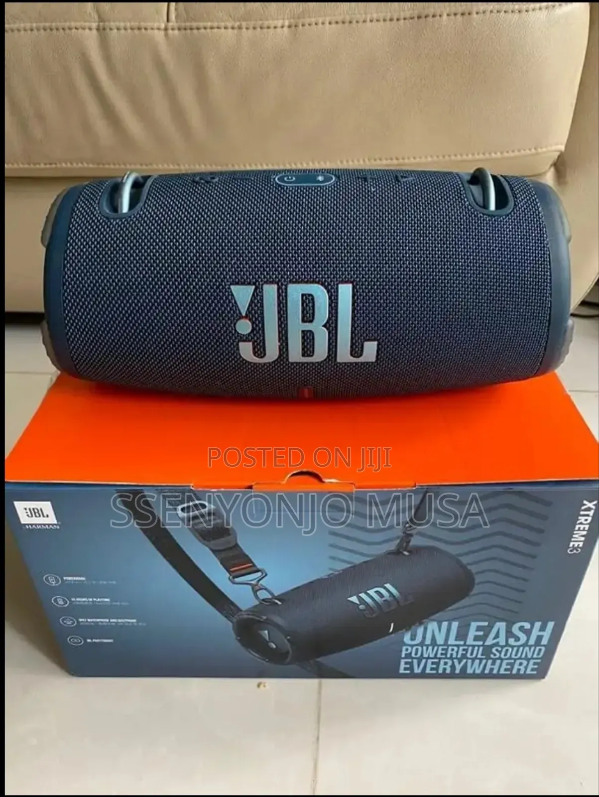 JBL Xtreme 3 Portable Bluetooth Speaker - 80w, Waterproof.