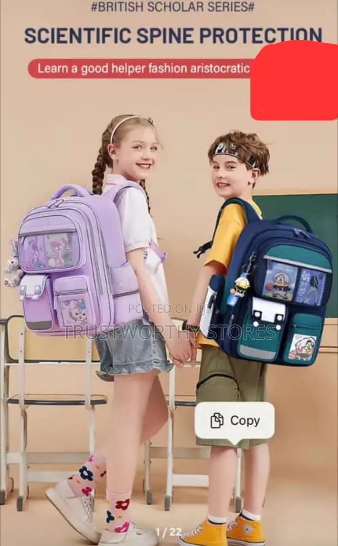 Large Capacity School Bag 6-13years