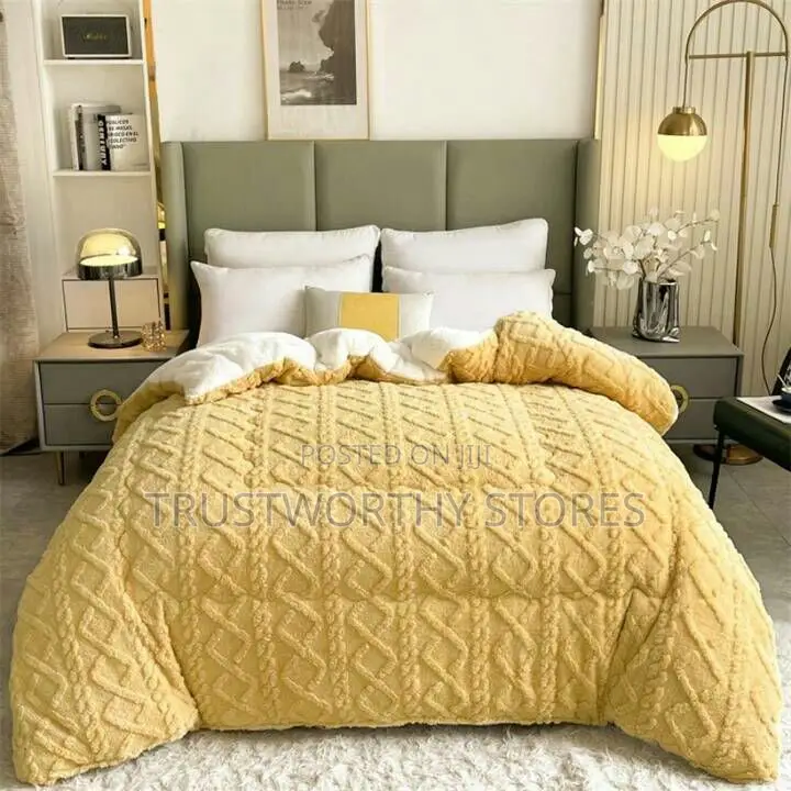 4pc Tufted Fleece Duvet - Size 5by6 And 6by6