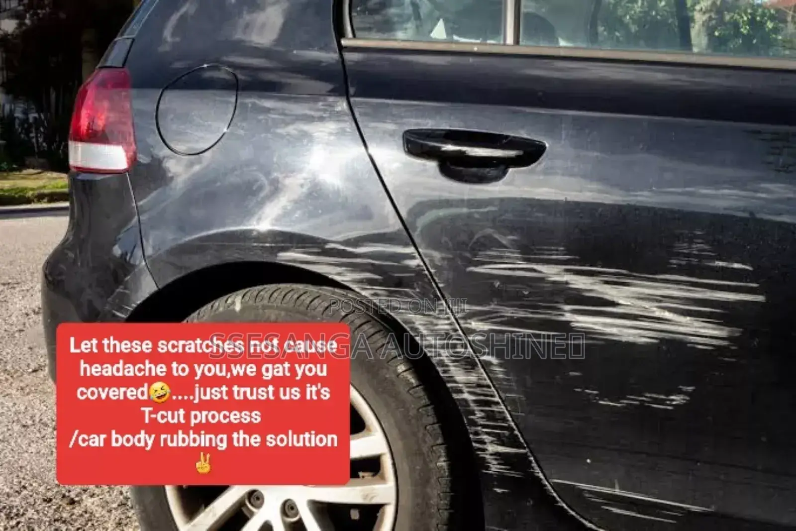 Mobile T-cut Work/Car Body Polishing For Scratches At Your Home Place