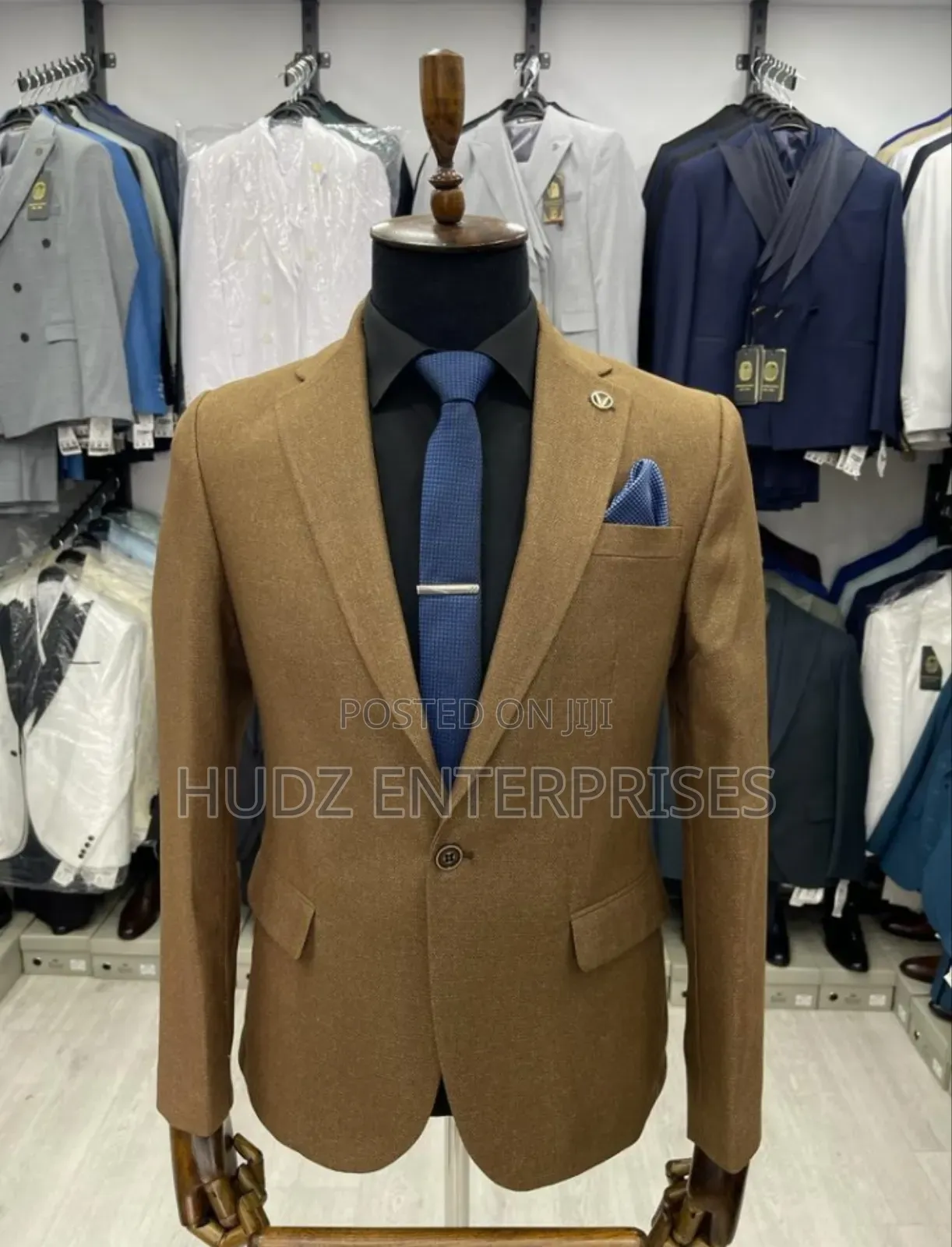Classy Blazer Coat Gold