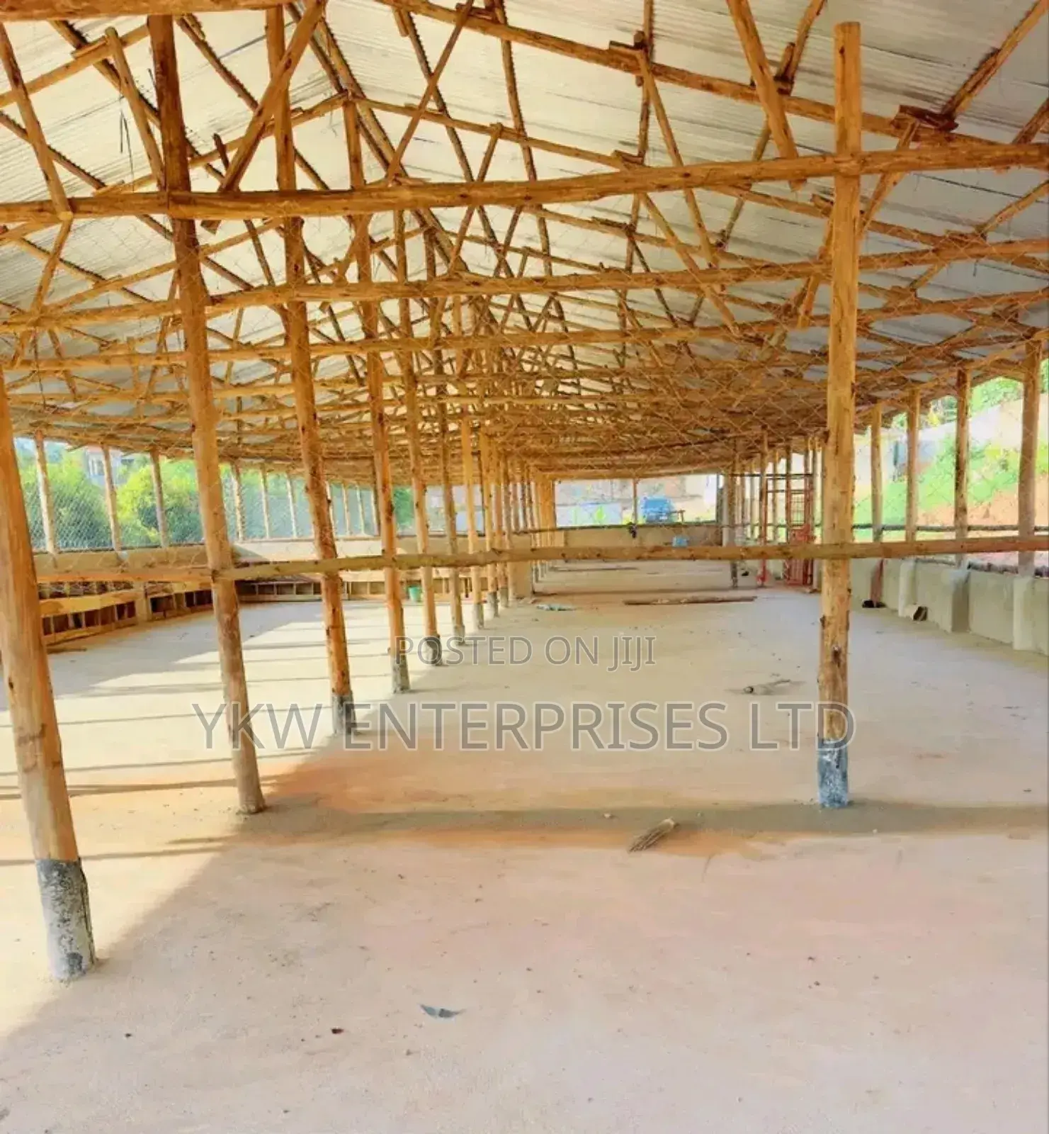 8m X 21m Poultry House Construction