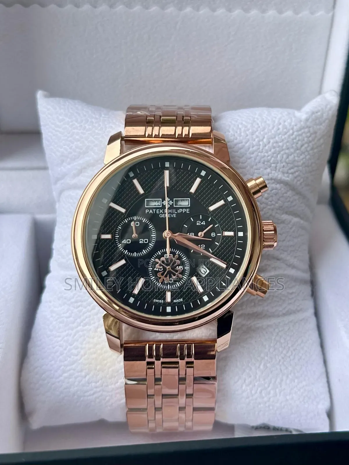 Patek Philippe Geneva Classy Wist Watch Coffee Brown