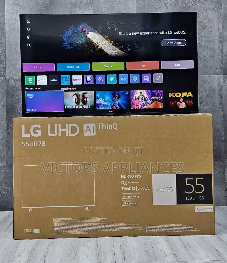 Lg 55” Uhd Smart Tv
