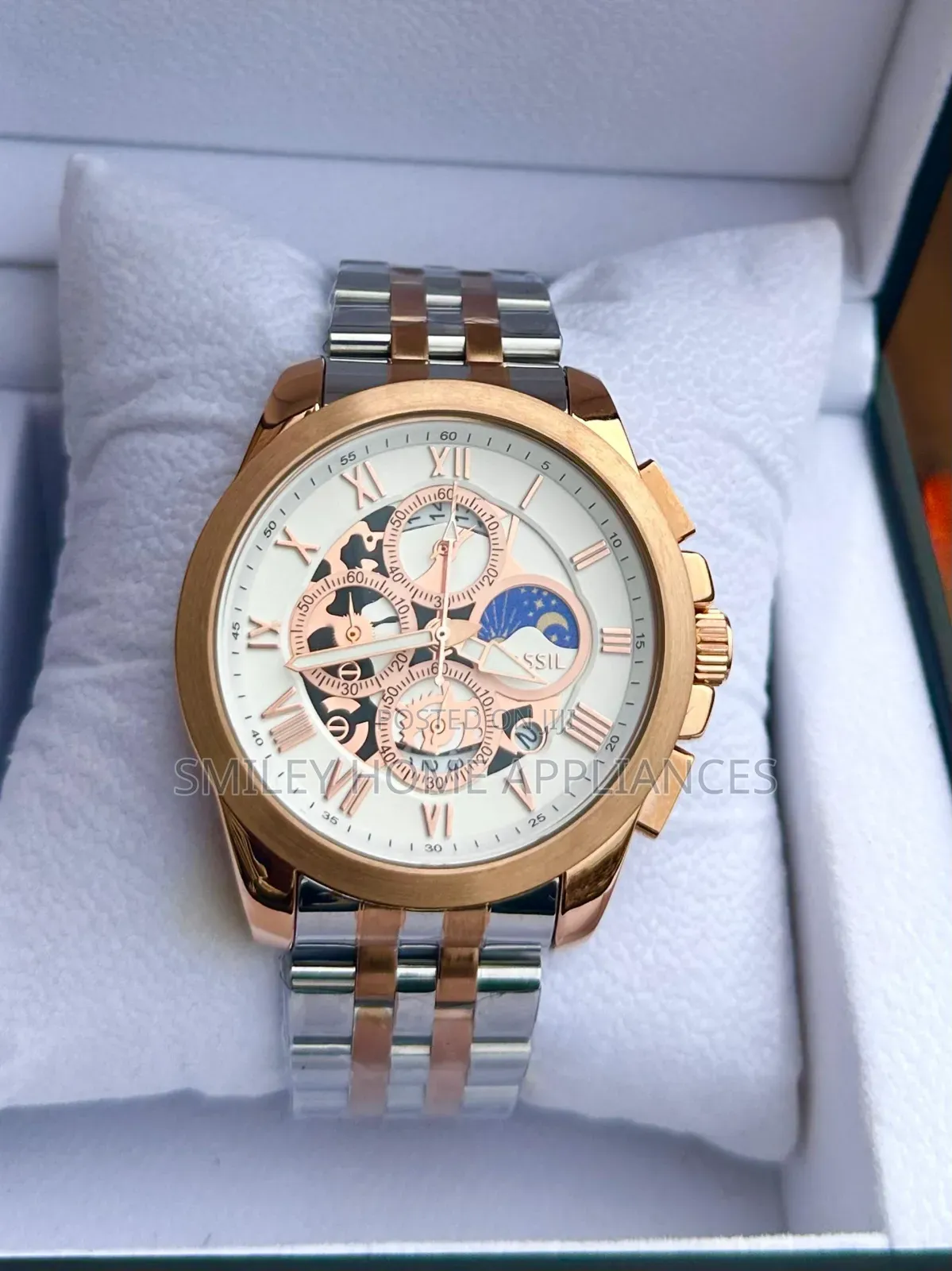Fossil Men's Classic Watch Silver Gold