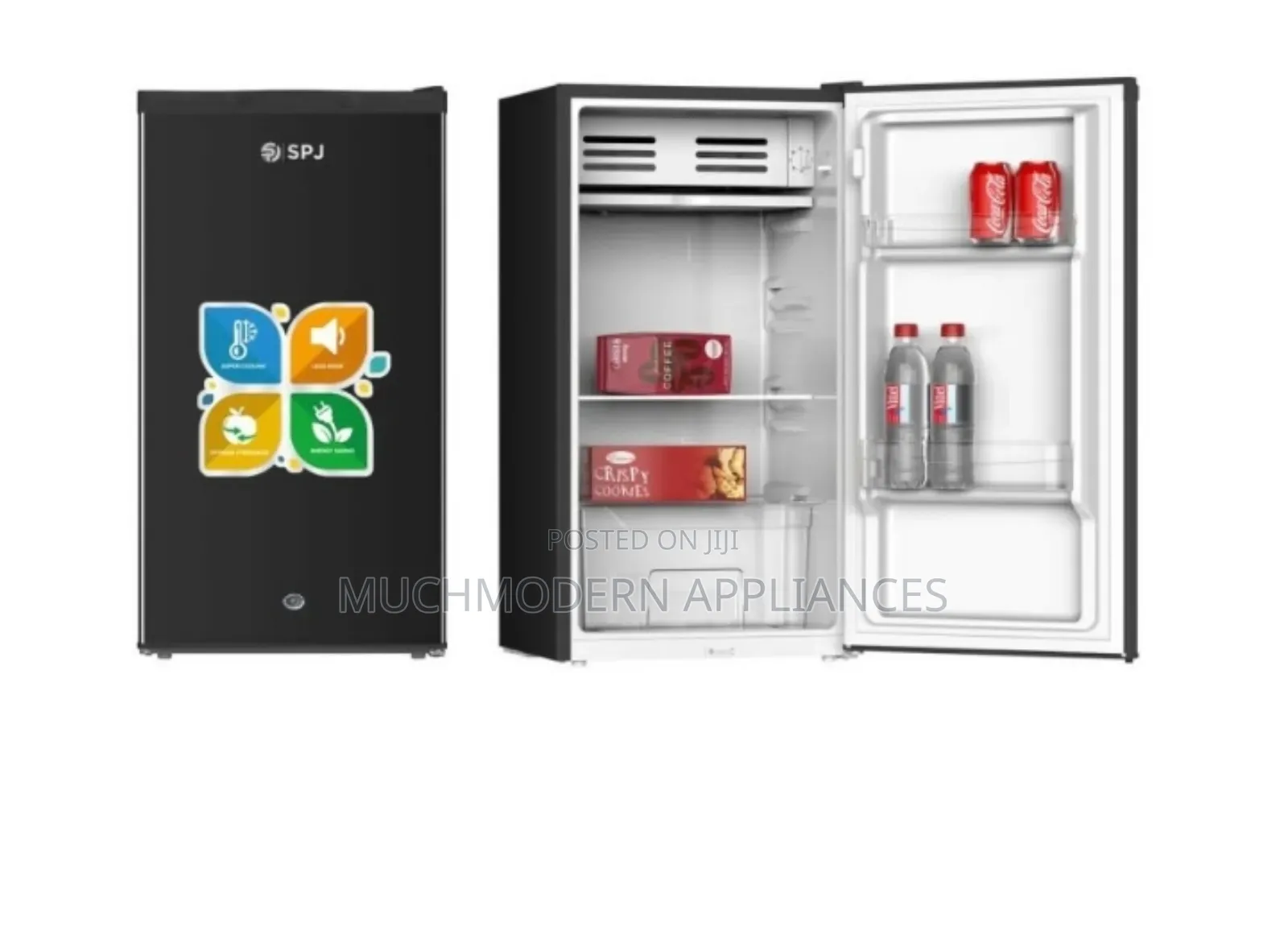 SPJ 120 Litre 1-Door Mini Fridge With Top Mini Freezer