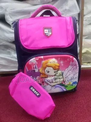 Back to School Girls Back to School Bags-Pink/Navy