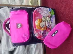 Back to School Girls Back to School Bags-Pink/Navy
