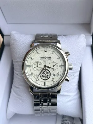 Brand New Patek Philippe Wrist Stylish Silver Watch