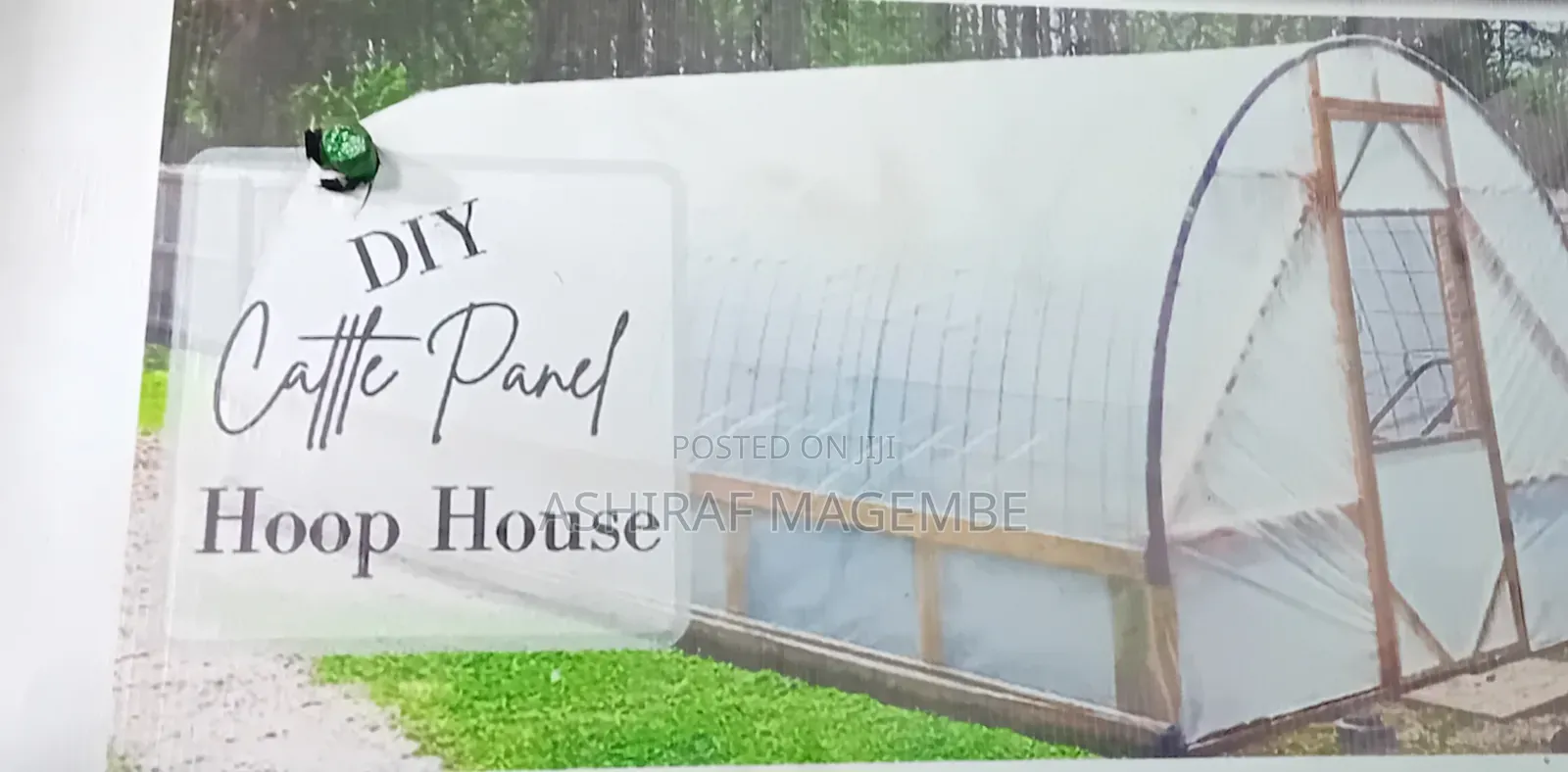Uv Treated Polythene for Green Houses in Green and White