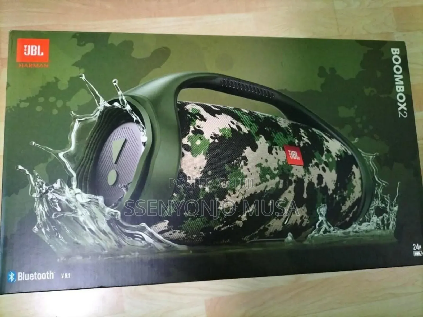 JBL Boombox 2 Portable Bluetooth Speaker - Army Green