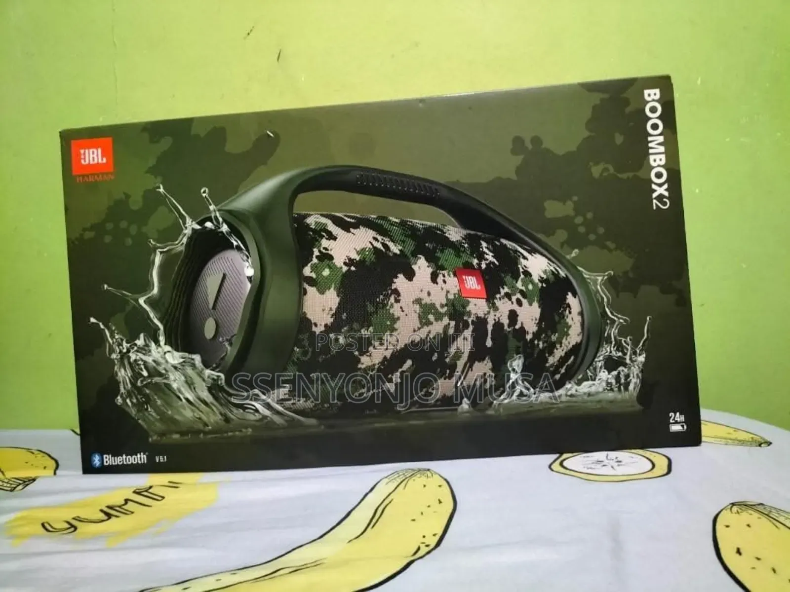 JBL Boombox 2 Portable Bluetooth Speaker - Army Green