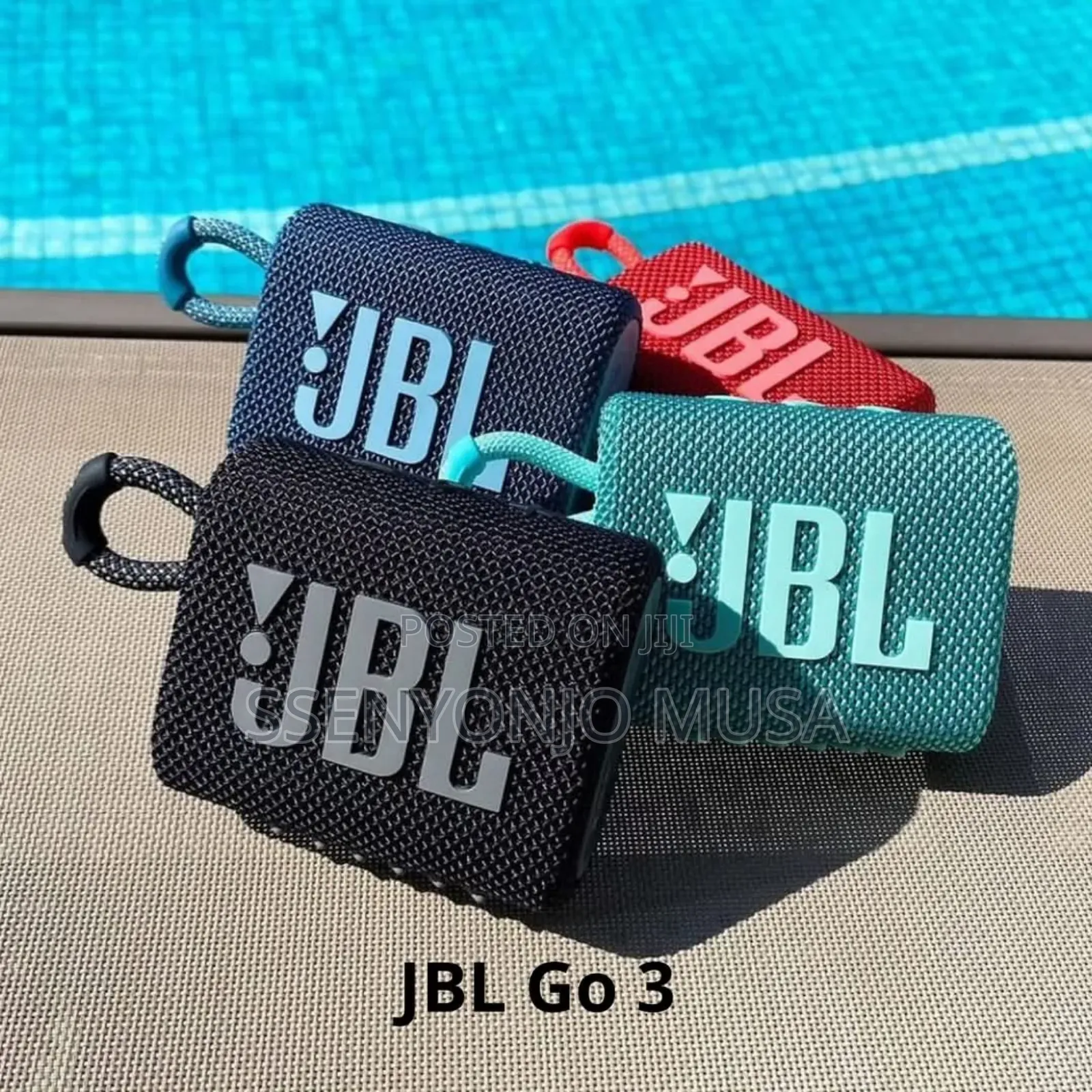 JBL Go 3 Portable Waterproof Speaker - Black