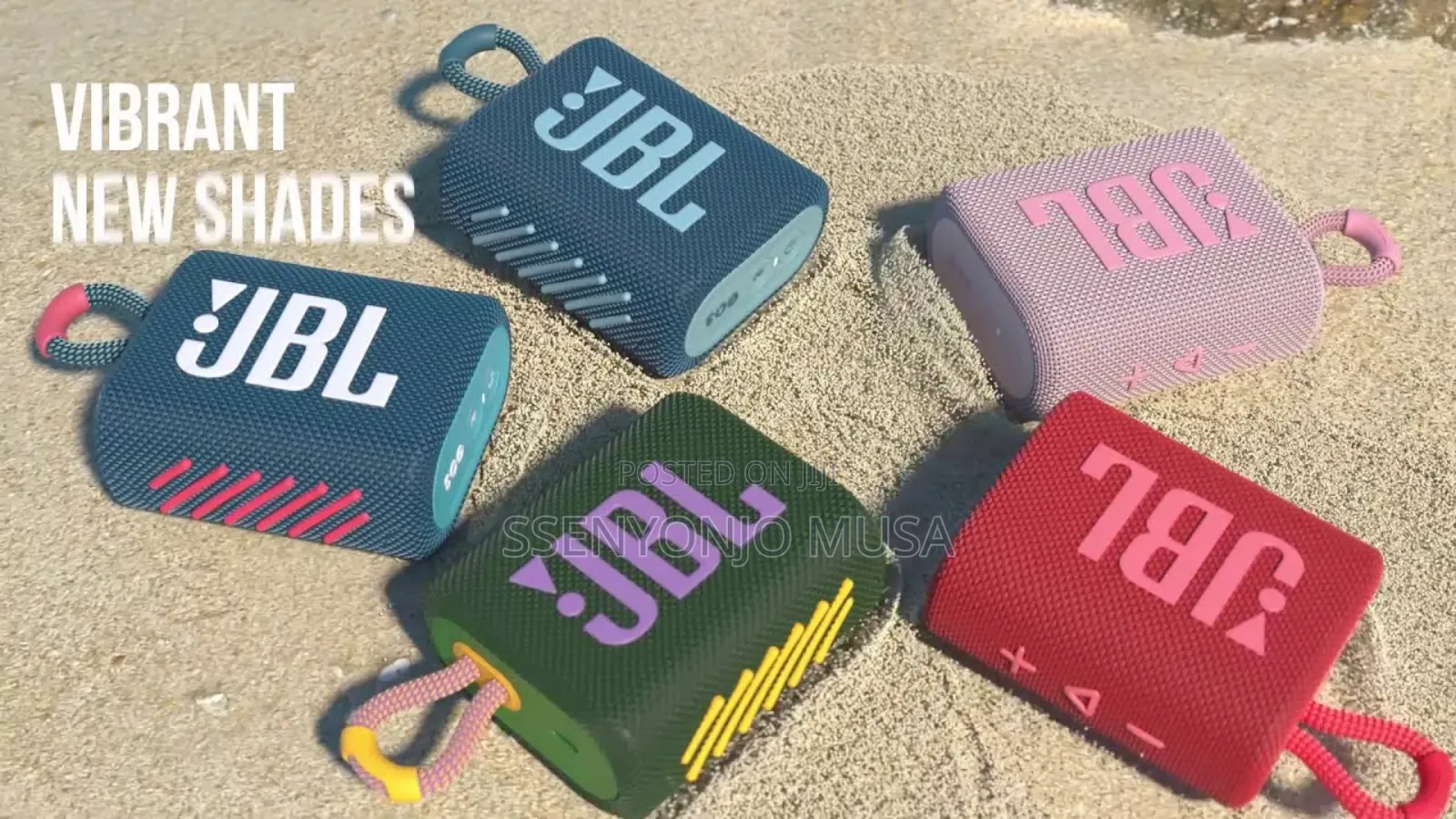 JBL Go 3 Portable Waterproof Speaker - Black