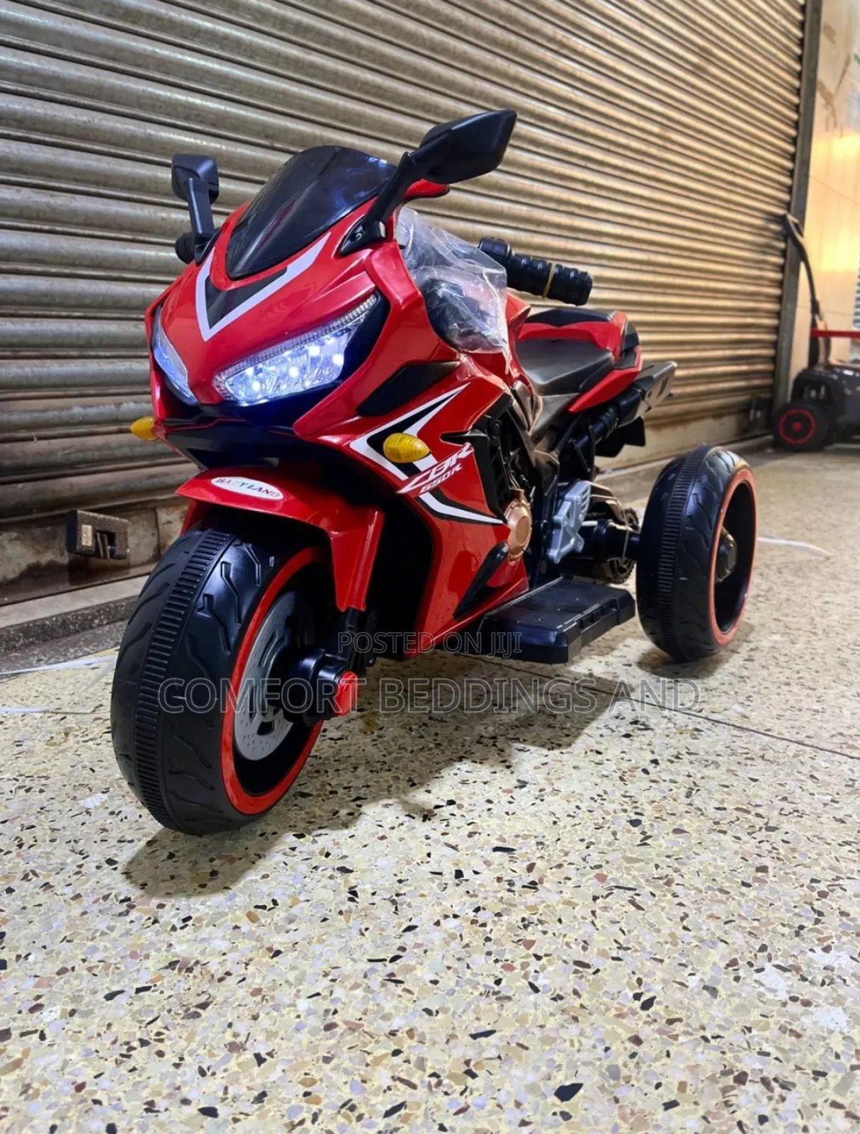 Rechargeable Motorcycle Red