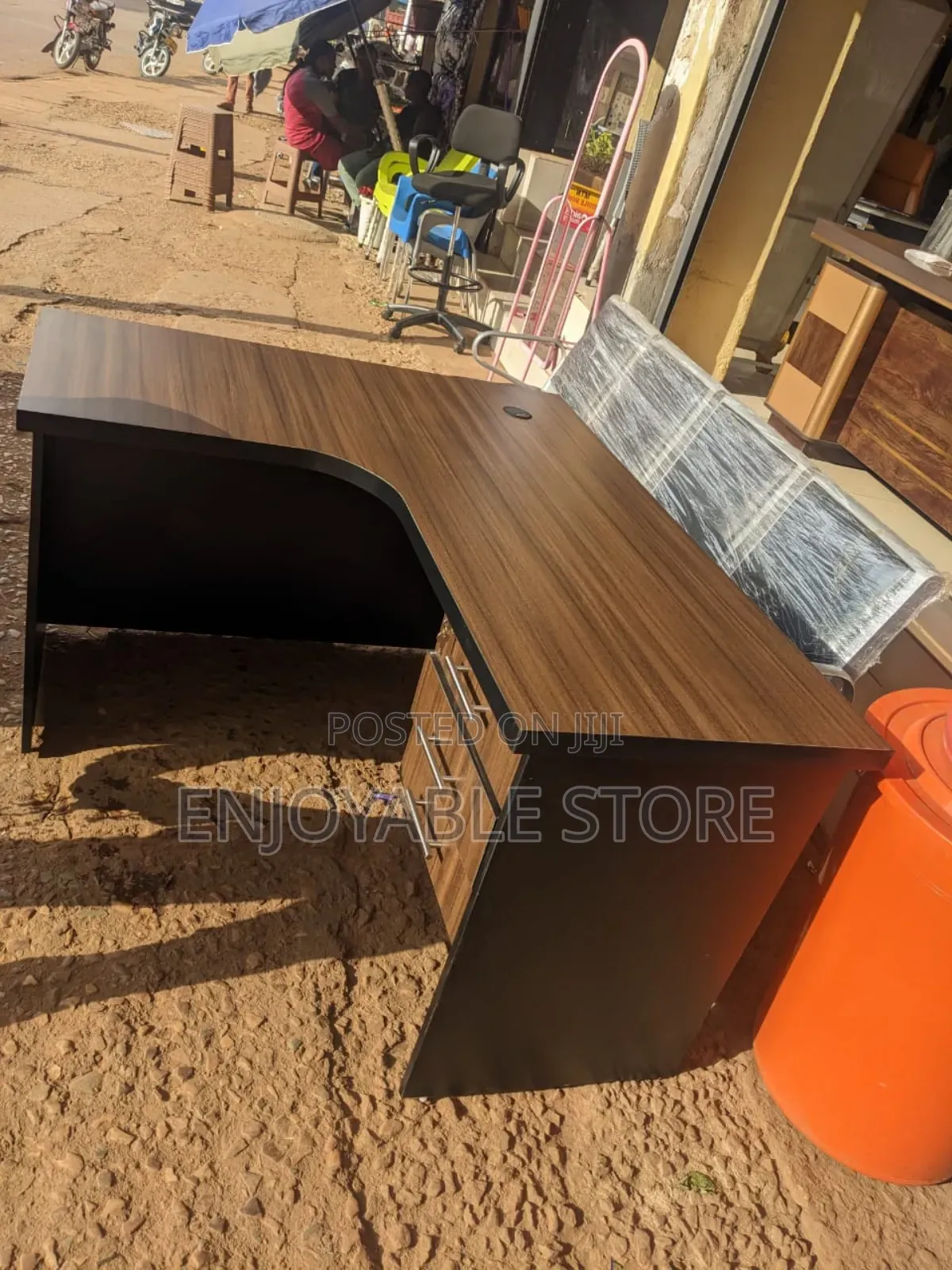 Curved Affice Desks Wooden Office Desks 3_drawers