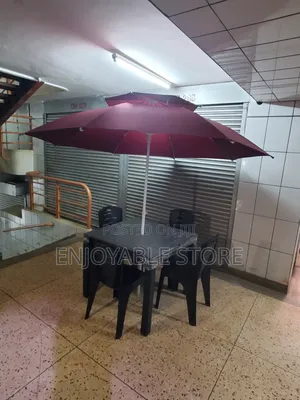 Plastic Chairs,Table and Umbrella for Hotel,Bar,Garden