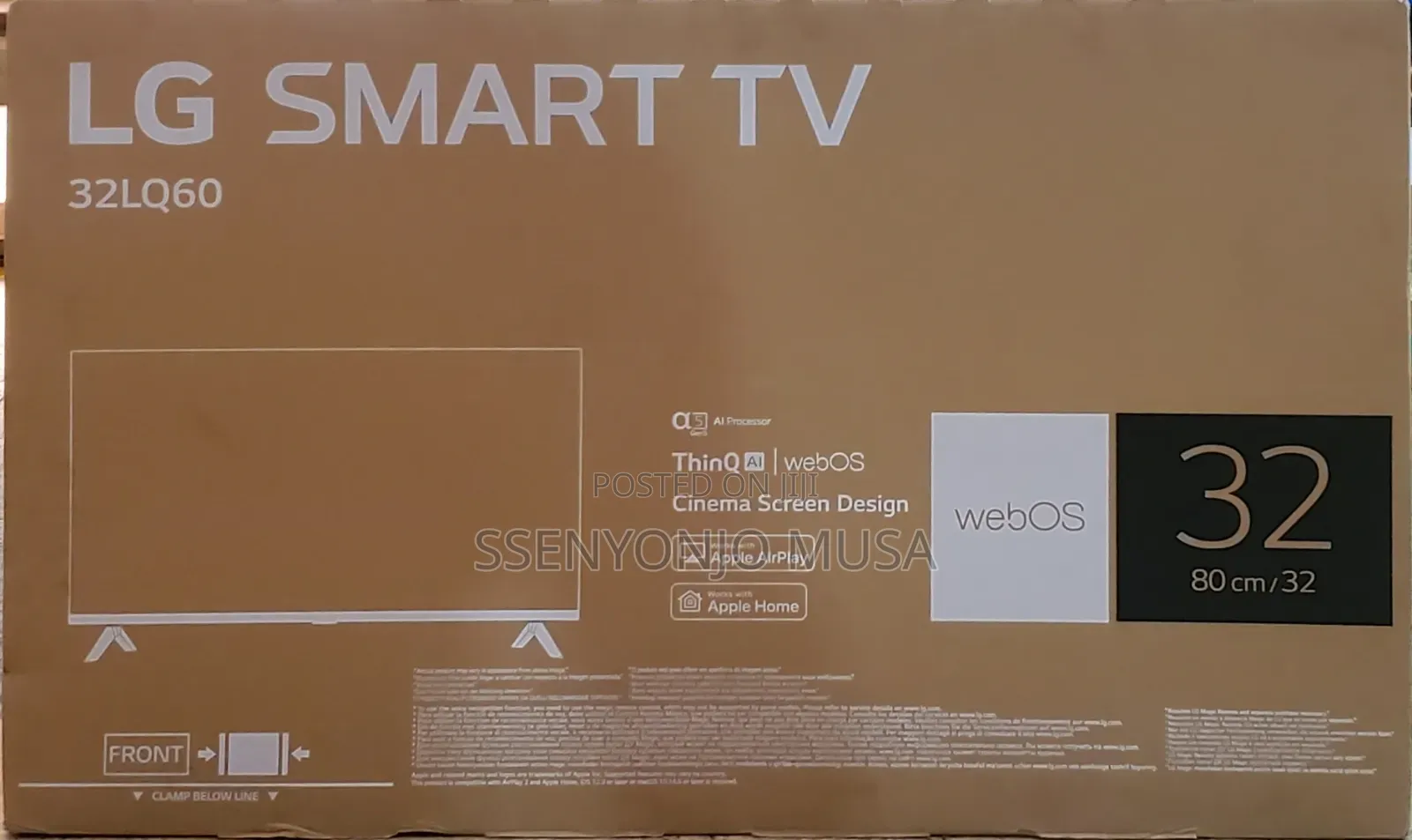 Lg 32-Inch Hd Led Smart Tv With Free-to-Air Decoder(32lm637)