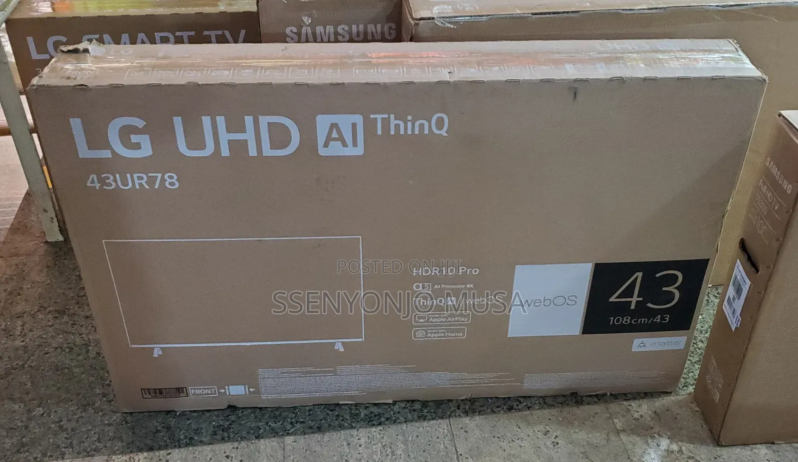 Lg 43 Inches Smarttv Uhd 43uq7550 – Ai Thinq, Webos, Hdr10 Pro